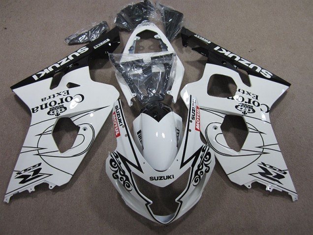 Carene Moto Suzuki GSXR 600 K4 2004-2005 - Bianco Corona Extra Motul Carene Moto Suzuki GSXR 600 K4 2004-2005 - Bianco Corona Extra Motul