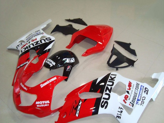 Carene Moto Suzuki GSXR 750 K1 K2 K3 2001-2003 - Rosso Bianco Motul Carene Moto Suzuki GSXR 750 K1 K2 K3 2001-2003 - Rosso Bianco Motul