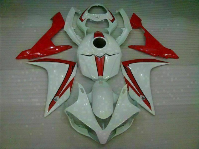 Carene Moto Yamaha R1 2007-2008 - Bianco Rosso Carene Moto Yamaha R1 2007-2008 - Bianco Rosso