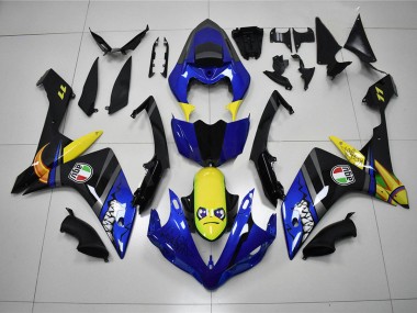 Carene Moto Yamaha R1 2007-2008 - Blu Squalo