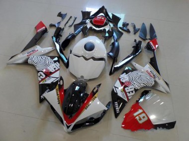 Carene Moto Yamaha R1 2007-2008 - Nero Bianco Rosso
