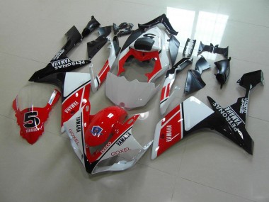 Carene Moto Yamaha R1 2007-2008 - Rosso Bianco Adesivos