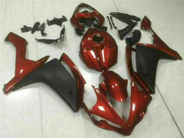 Carene Moto Yamaha R1 2007-2008 - Rosso Nero Carene Moto Yamaha R1 2007-2008 - Rosso Nero