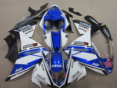 Carene Moto Yamaha R1 2012-2014 - Blu Bianco Pizzoli