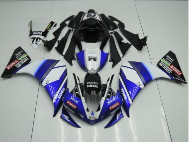 Carene Moto Yamaha R1 2012-2014 - Blu Nero Sterilgarda