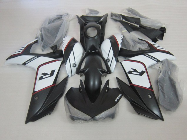 Carene Moto Yamaha R3 2015-2022 - Nero Bianco Carene Moto Yamaha R3 2015-2022 - Nero Bianco