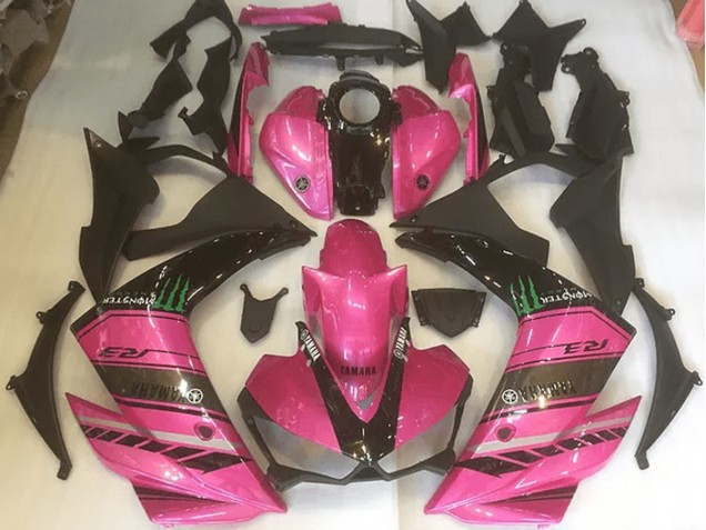 Carene Moto Yamaha R3 2015-2022 - Rosa & Nero Carene Moto Yamaha R3 2015-2022 - Rosa & Nero