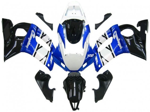 Carene Moto Yamaha R6 1998-2002 - Blu Nero Champions Carene Moto Yamaha R6 1998-2002 - Blu Nero Champions