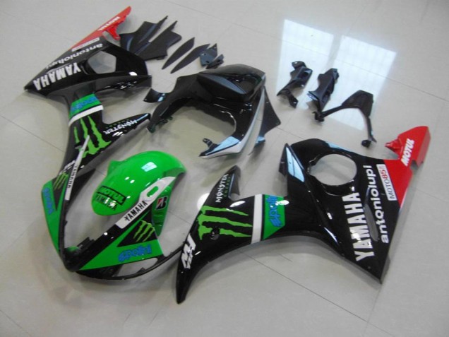 Carene Moto Yamaha R6 2003-2005 - Verde Monster Carene Moto Yamaha R6 2003-2005 - Verde Monster