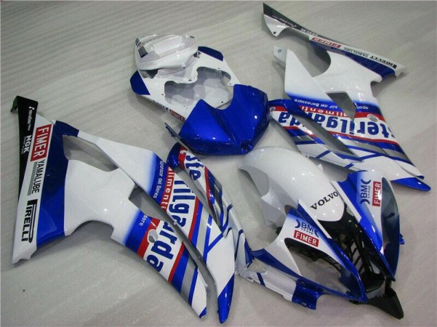 Carene Moto Yamaha R6 2008-2016 - Bianco Blu Sterilgarda Volvo Carene Moto Yamaha R6 2008-2016 - Bianco Blu Sterilgarda Volvo