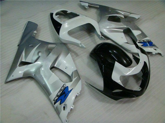 Carrozzeria Moto & Carena Moto Suzuki GSXR 600 / 750 K1 K2 K3 2001-2003 - Argento Nero Carrozzeria Moto & Carena Moto Suzuki GSXR 600 / 750 K1 K2 K3 2001-2003 - Argento Nero