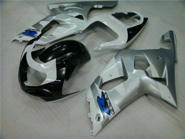 Carrozzeria Moto & Carena Moto Suzuki GSXR 600 / 750 K1 K2 K3 2001-2003 - Argento Nero Carrozzeria Moto & Carena Moto Suzuki GSXR 600 / 750 K1 K2 K3 2001-2003 - Argento Nero