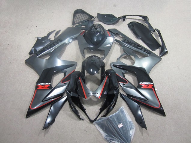 Kit Carenatura Iniezione Suzuki GSXR 1000 K5 2005-2006 - Nero Rosso Kit Carenatura Iniezione Suzuki GSXR 1000 K5 2005-2006 - Nero Rosso