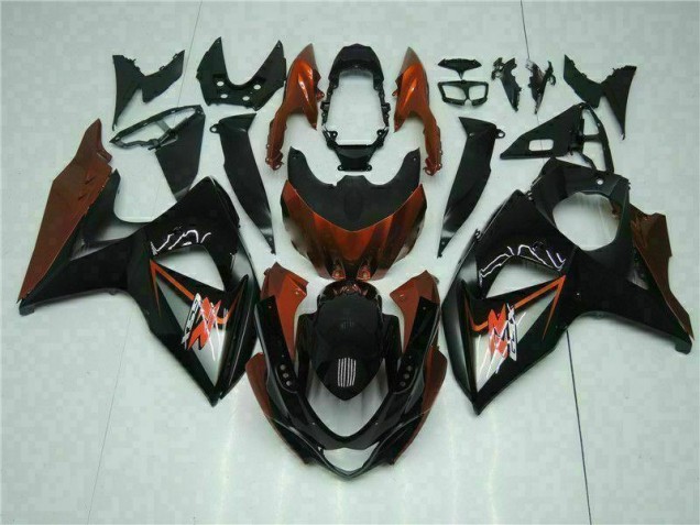 Kit Carenatura Moto Completa Suzuki GSXR 1000 K9 2009-2016 - Marrone Nero Kit Carenatura Moto Completa Suzuki GSXR 1000 K9 2009-2016 - Marrone Nero