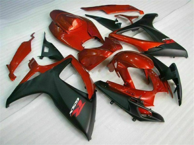 Kit Carenatura Moto Iniezione Suzuki GSXR 600 / 750 K6 2006-2007 - Rosso Nero Kit Carenatura Moto Iniezione Suzuki GSXR 600 / 750 K6 2006-2007 - Rosso Nero