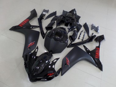 Kit Carenatura Moto Yamaha R1 2007-2008 - Nero Opaco Rosso