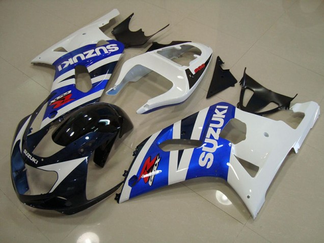 Kit Carene Moto Suzuki GSXR 750 K1 K2 K3 2001-2003 - Blu Bianco Kit Carene Moto Suzuki GSXR 750 K1 K2 K3 2001-2003 - Blu Bianco