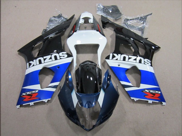 Kit Completo Carenatura Moto ABS Suzuki GSXR 1000 K3 2003-2004 - Blu Bianco Decal Kit Completo Carenatura Moto ABS Suzuki GSXR 1000 K3 2003-2004 - Blu Bianco Decal