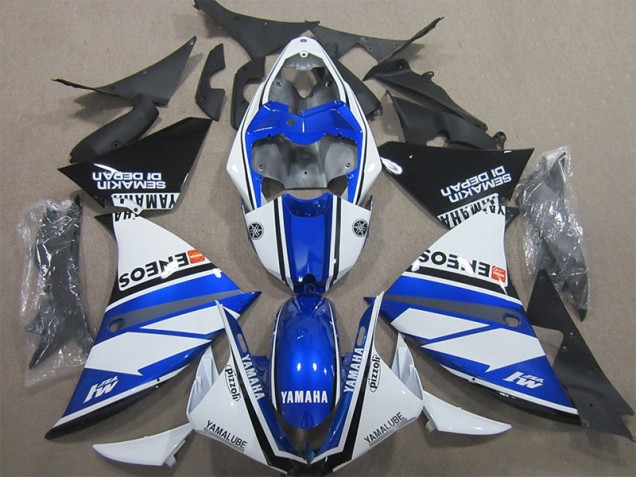 Kit Completo Carenatura Moto ABS Yamaha R1 2009-2011 - Blu Bianco Kit Completo Carenatura Moto ABS Yamaha R1 2009-2011 - Blu Bianco