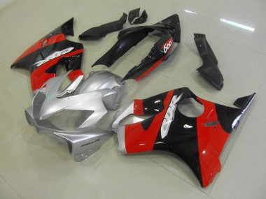 Kits Carenatura Moto Completa Honda CBR 600 F4i 2004-2007 - Nero Rosso Argento