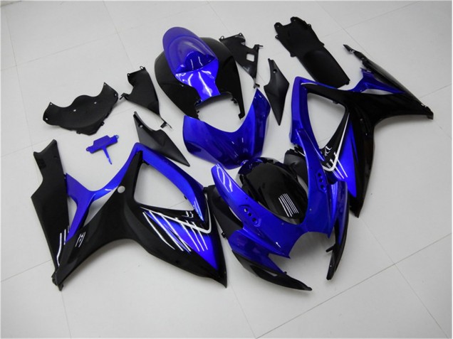 Kits Carenatura Moto Completa Suzuki GSXR 600 / 750 K6 2006-2007 - Blu Nero Kits Carenatura Moto Completa Suzuki GSXR 600 / 750 K6 2006-2007 - Blu Nero