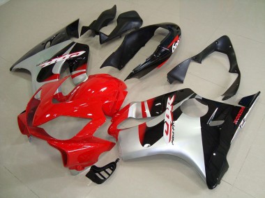 Kits Carenatura Moto Iniezione Honda CBR 600 F4i 2004-2007 - Rosso Argento