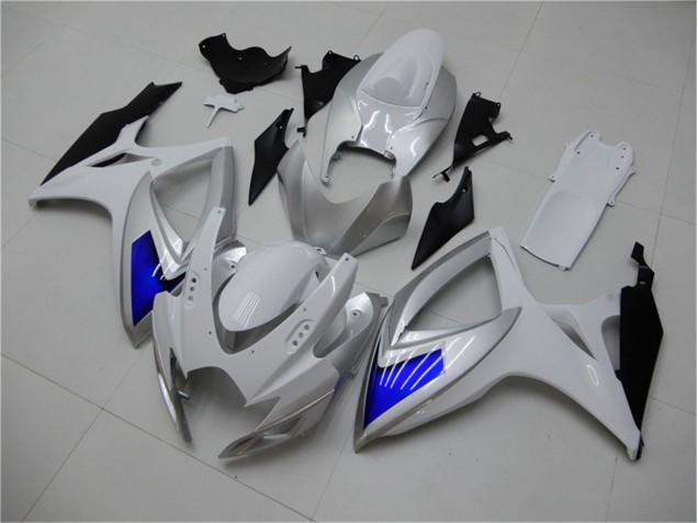 Kits Carenatura Motocicletta Completo ABS Suzuki GSXR 600 / 750 K6 2006-2007 - Bianco Blu Kits Carenatura Motocicletta Completo ABS Suzuki GSXR 600 / 750 K6 2006-2007 - Bianco Blu