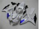 Kits Carenatura Motocicletta Completo ABS Suzuki GSXR 600 / 750 K6 2006-2007 - Bianco Blu Kits Carenatura Motocicletta Completo ABS Suzuki GSXR 600 / 750 K6 2006-2007 - Bianco Blu