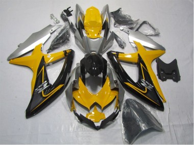 Kits Carene Moto Suzuki GSXR 1000 K7 2007-2008 - Giallo Nero