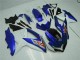 Plastica Moto Suzuki GSXR 600 / 750 K8 2008-2010 - Blu Bianco Plastica Moto Suzuki GSXR 600 / 750 K8 2008-2010 - Blu Bianco